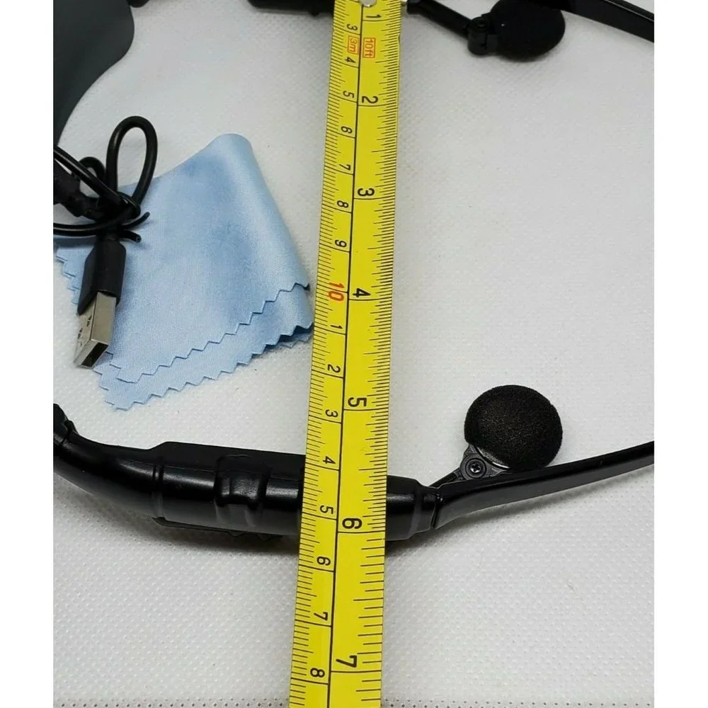Bluetooth Cell Phone Compatible Hands Free Talk Flip Shade Rechargeable Glasses